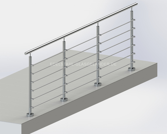 1. Edelstahlgeländer
