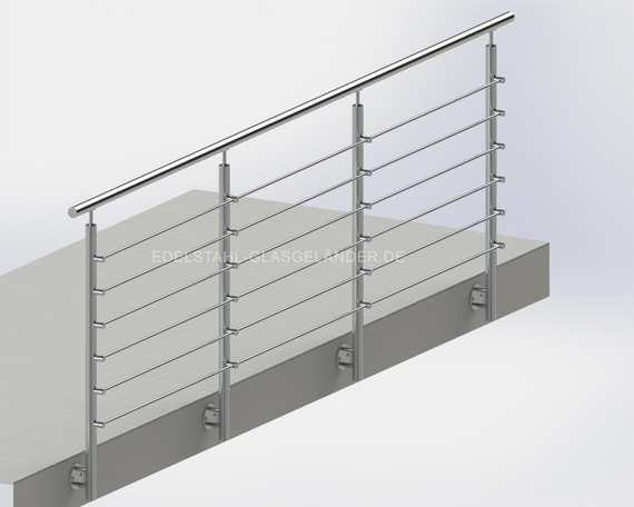 2. Edelstahlgeländer